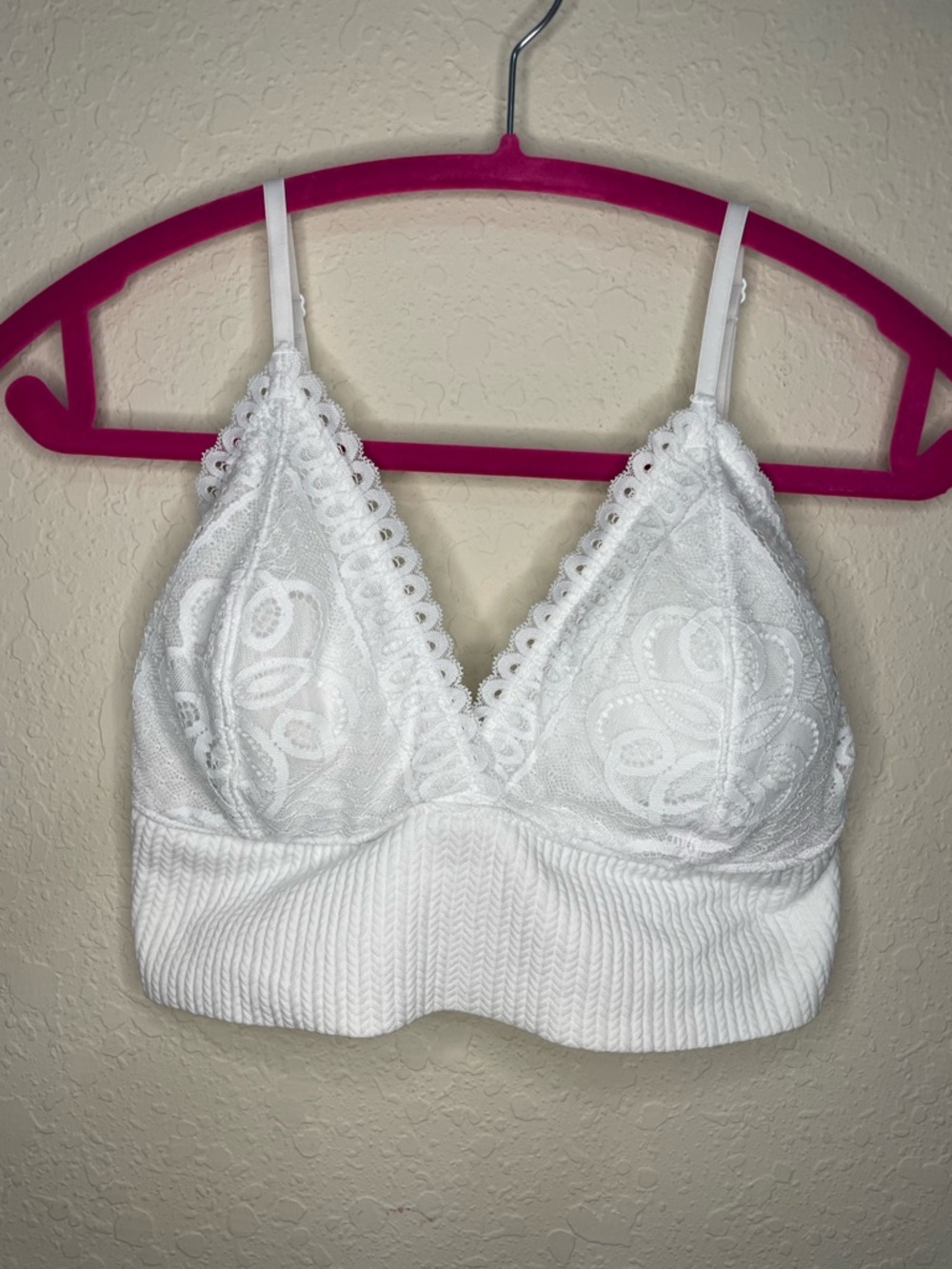 ANEMONE | White Lace Bralette | M/L
